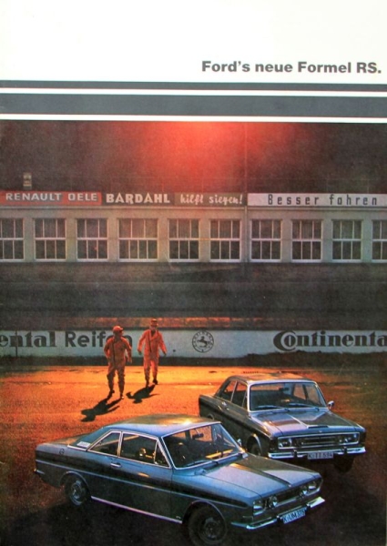 Ford Taunus Formel RS Modelprogram 1967 Carbrochure (7294)